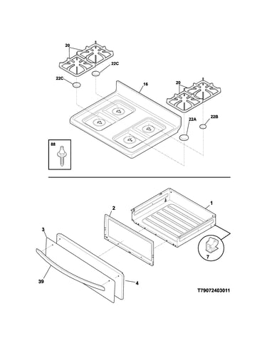 Top/drawer