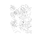 Kenmore 41771712510 motor/blower/belt diagram