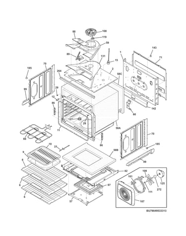 Upper oven