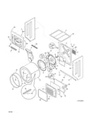 Upper cabinet/drum heater