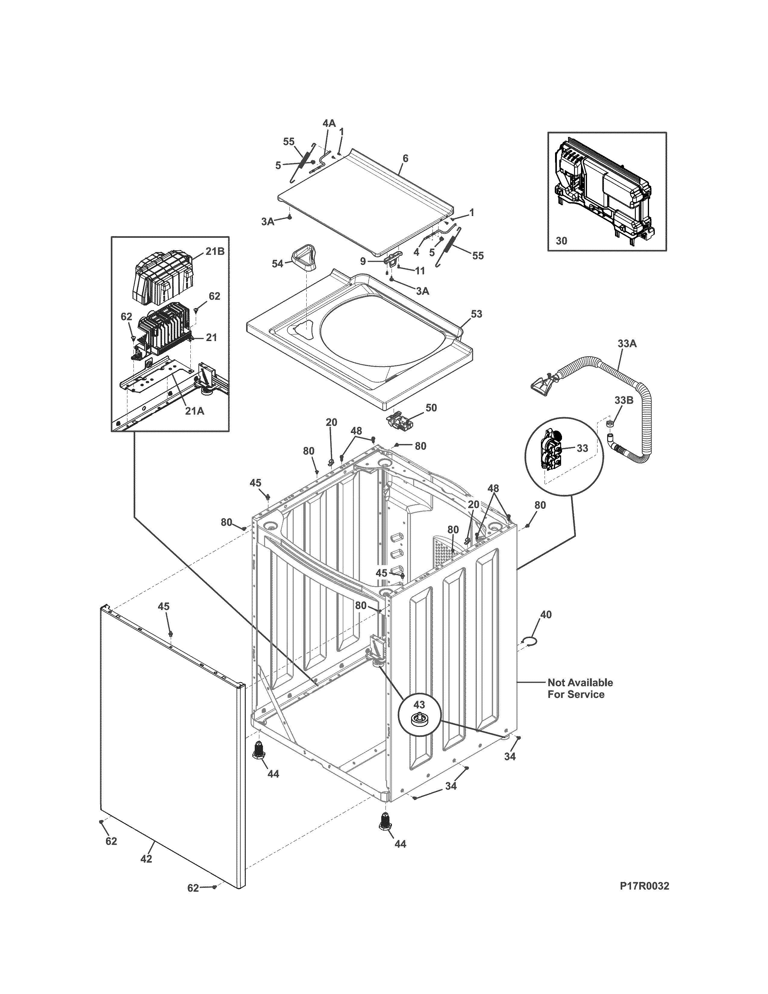 Lower cabinet/top