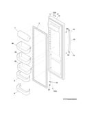 Refrigerator door