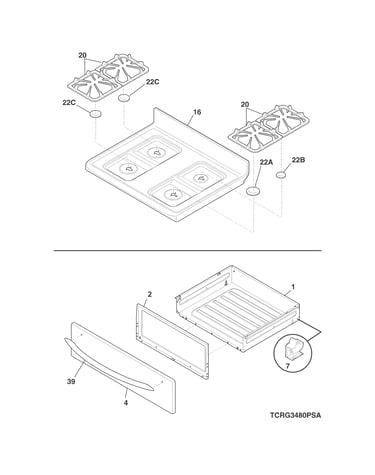 Top/drawer