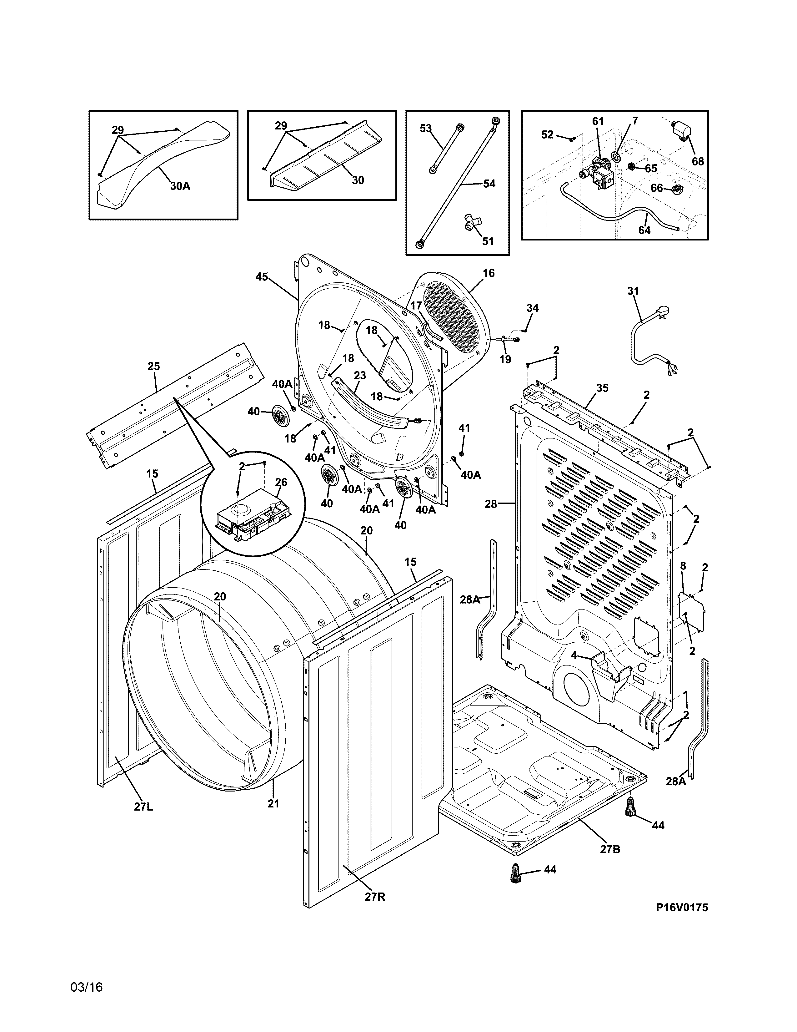 Cabinet/drum