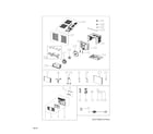 Kenmore 25377080510 recommended spare parts diagram