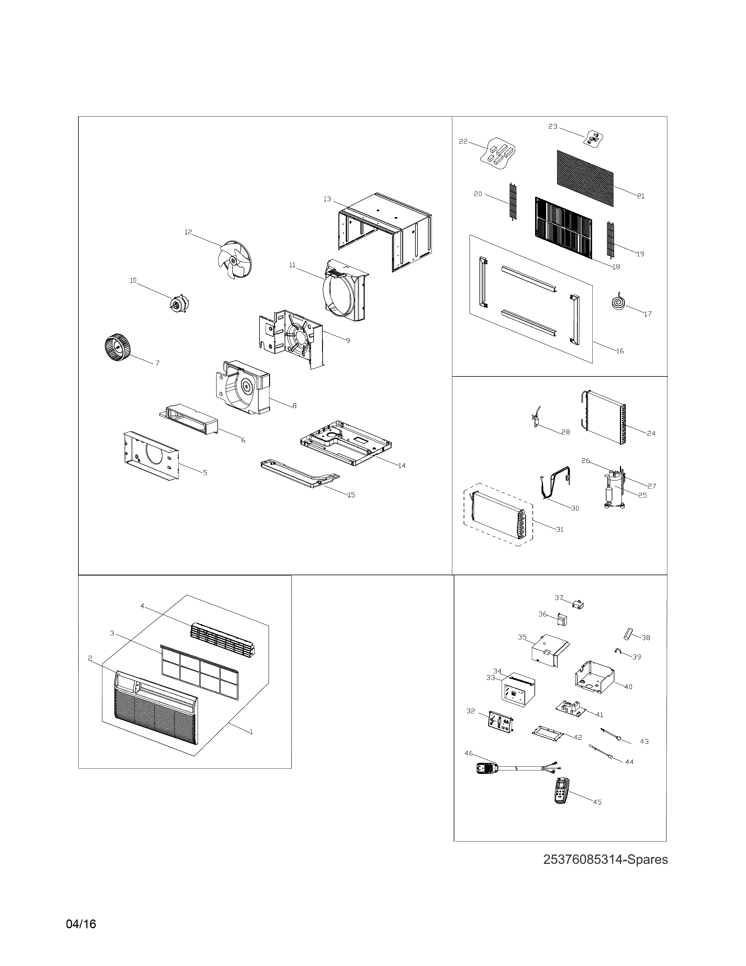 Recommended spare parts
