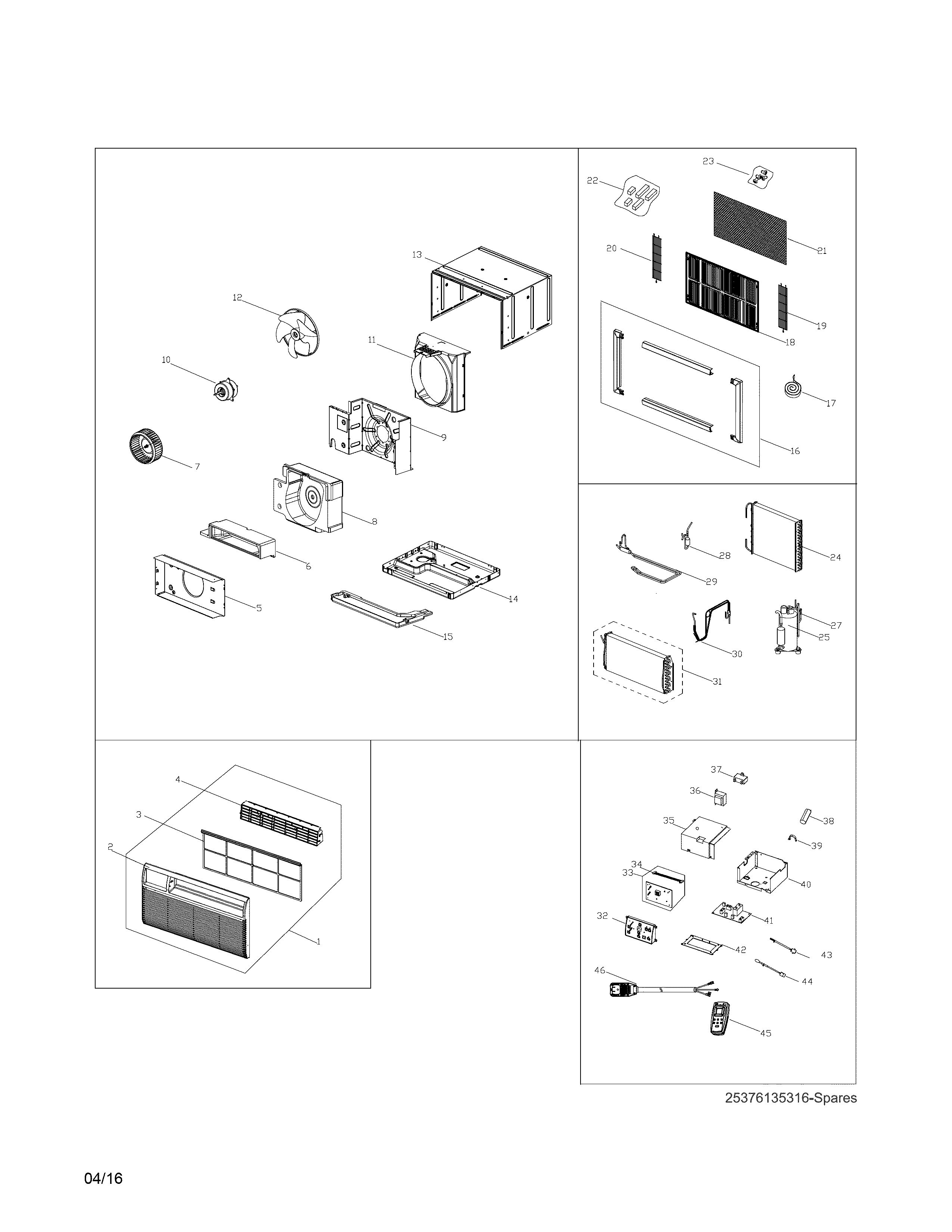 Recommended spare parts