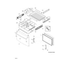 Frigidaire FDBS2750SS0 freezer drawer/baskets diagram