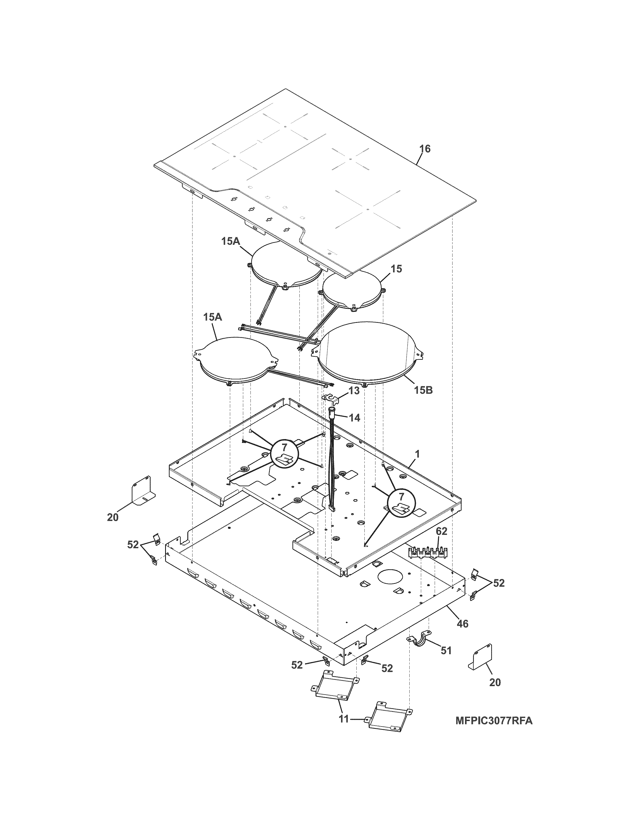 Maintop/surface units
