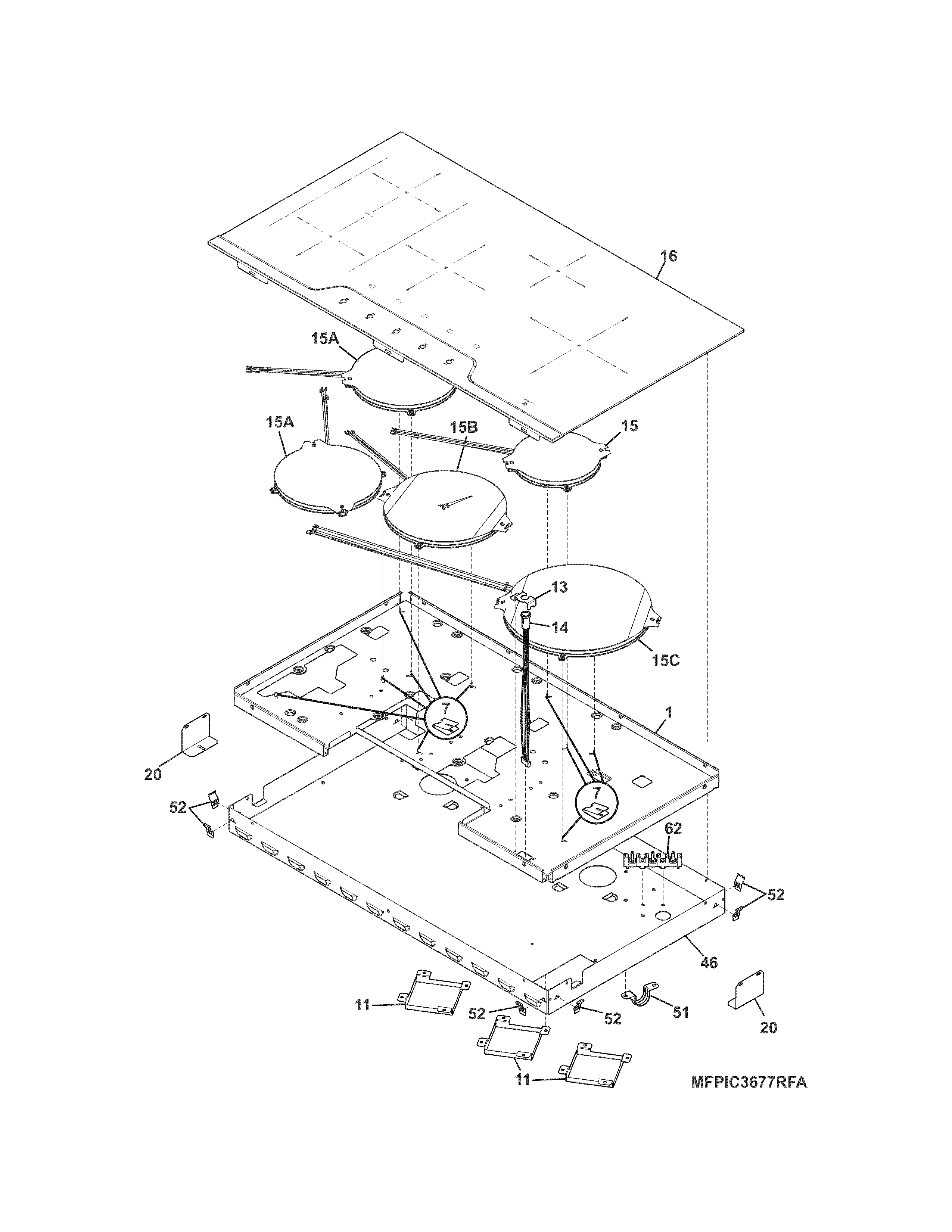 Maintop/surface units
