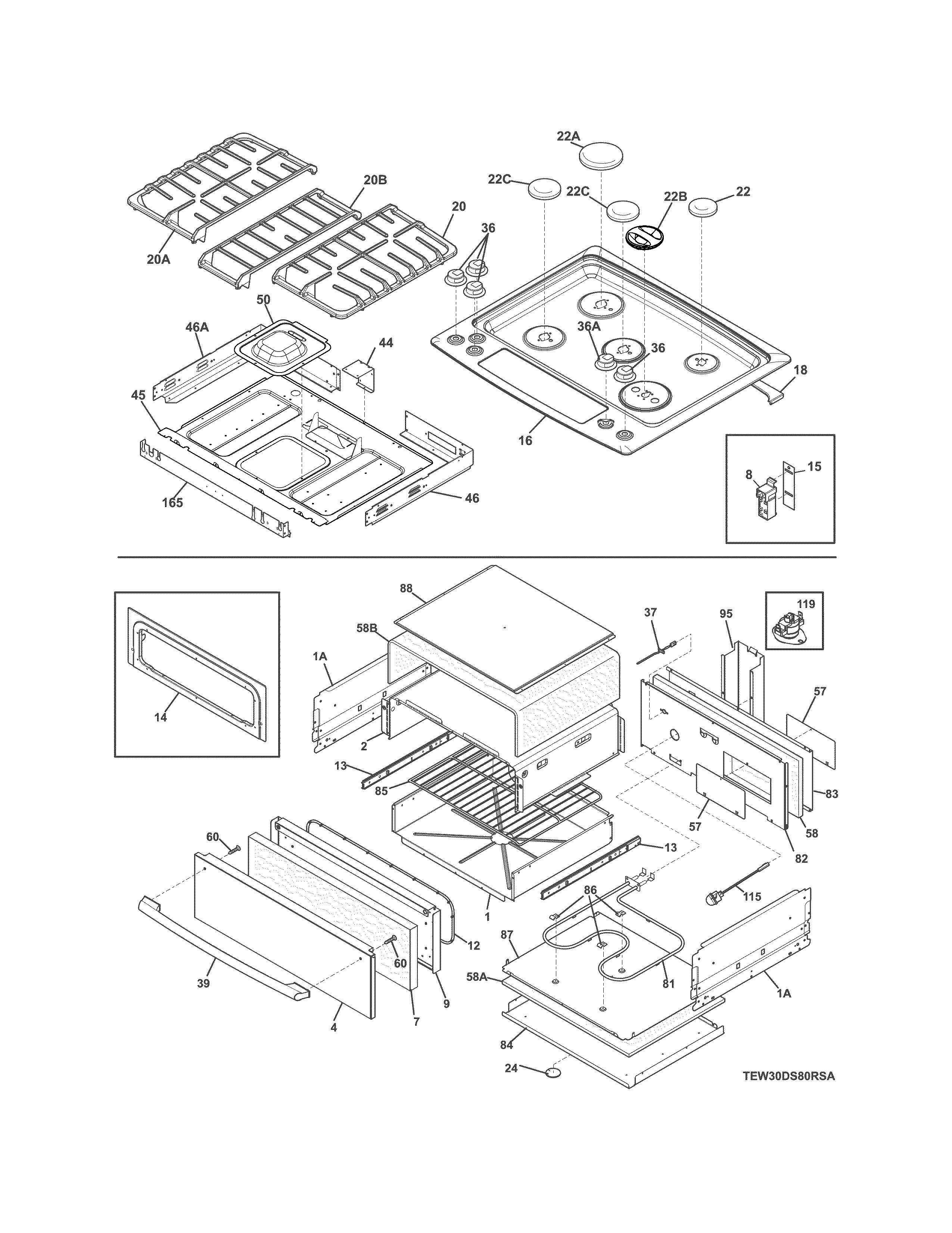 Top/drawer