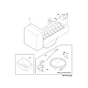 Kenmore 25370603413 ice maker diagram