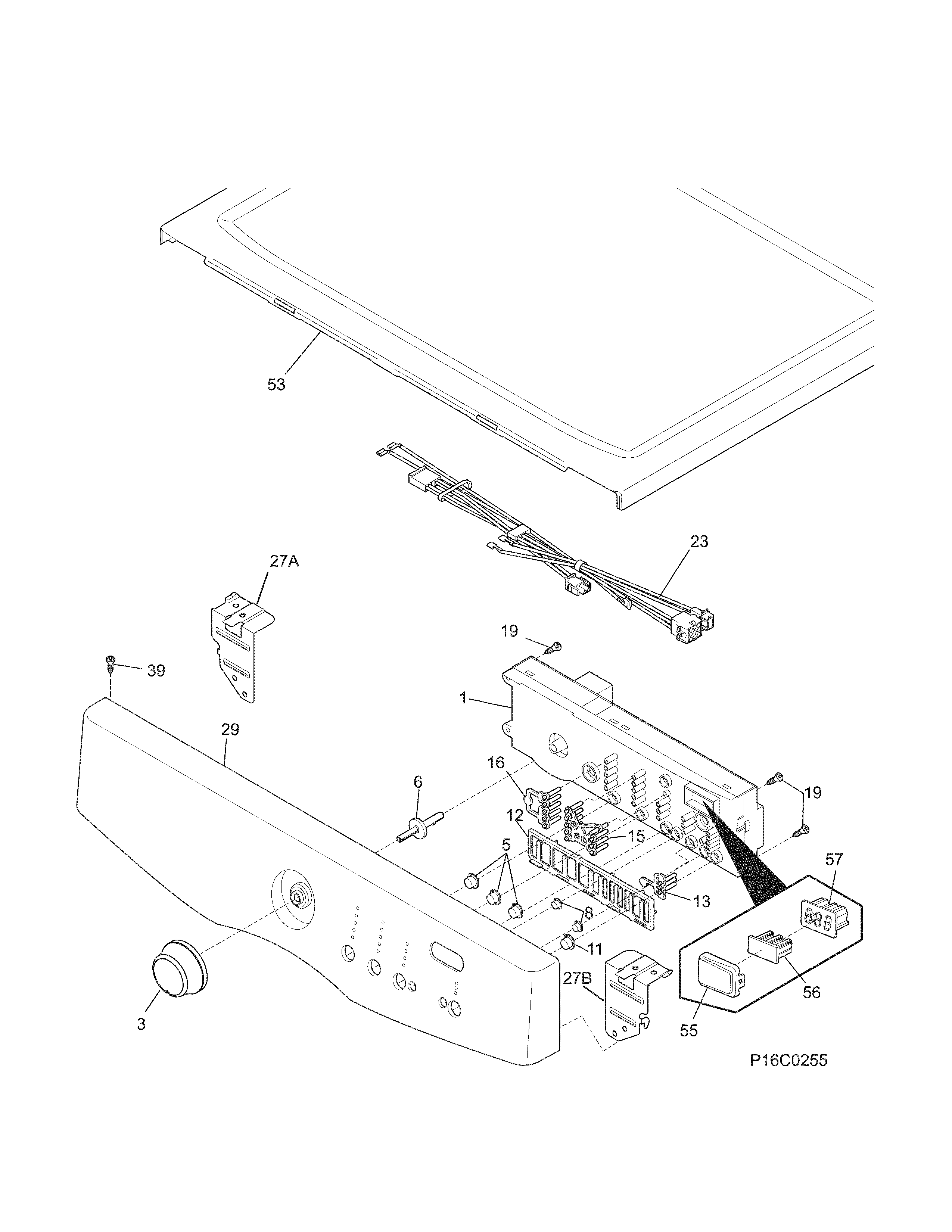 Controls/top panel