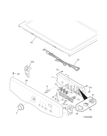 Controls/top panel