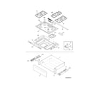 Kenmore 79032602315 top/drawer diagram