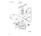 Frigidaire FFBD2404NW7C motor & pump diagram