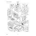 Frigidaire FGES3065PWH body diagram