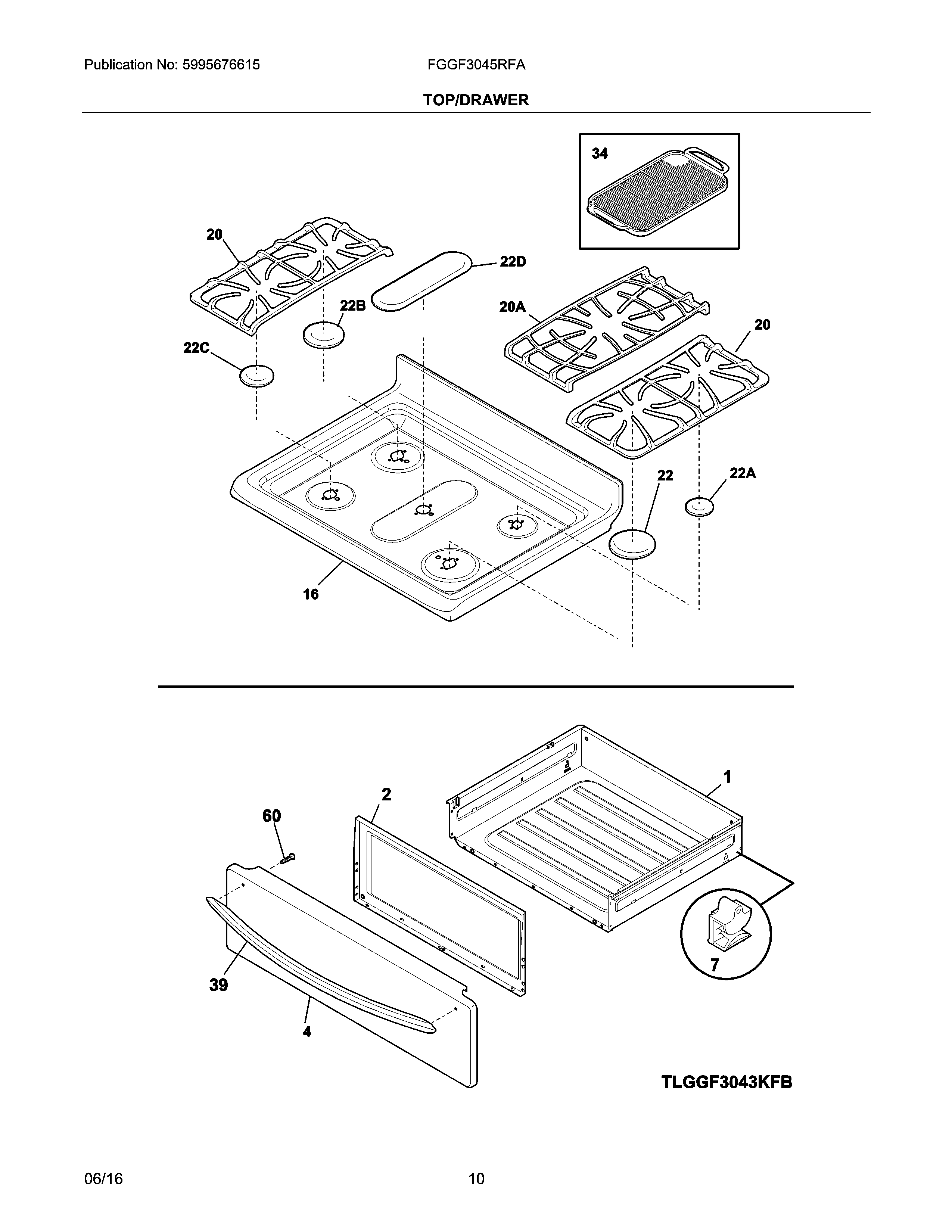 Top/drawer