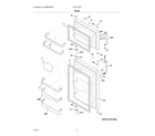 Frigidaire FFHT1621QW3 doors diagram