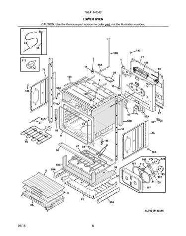 Lower oven