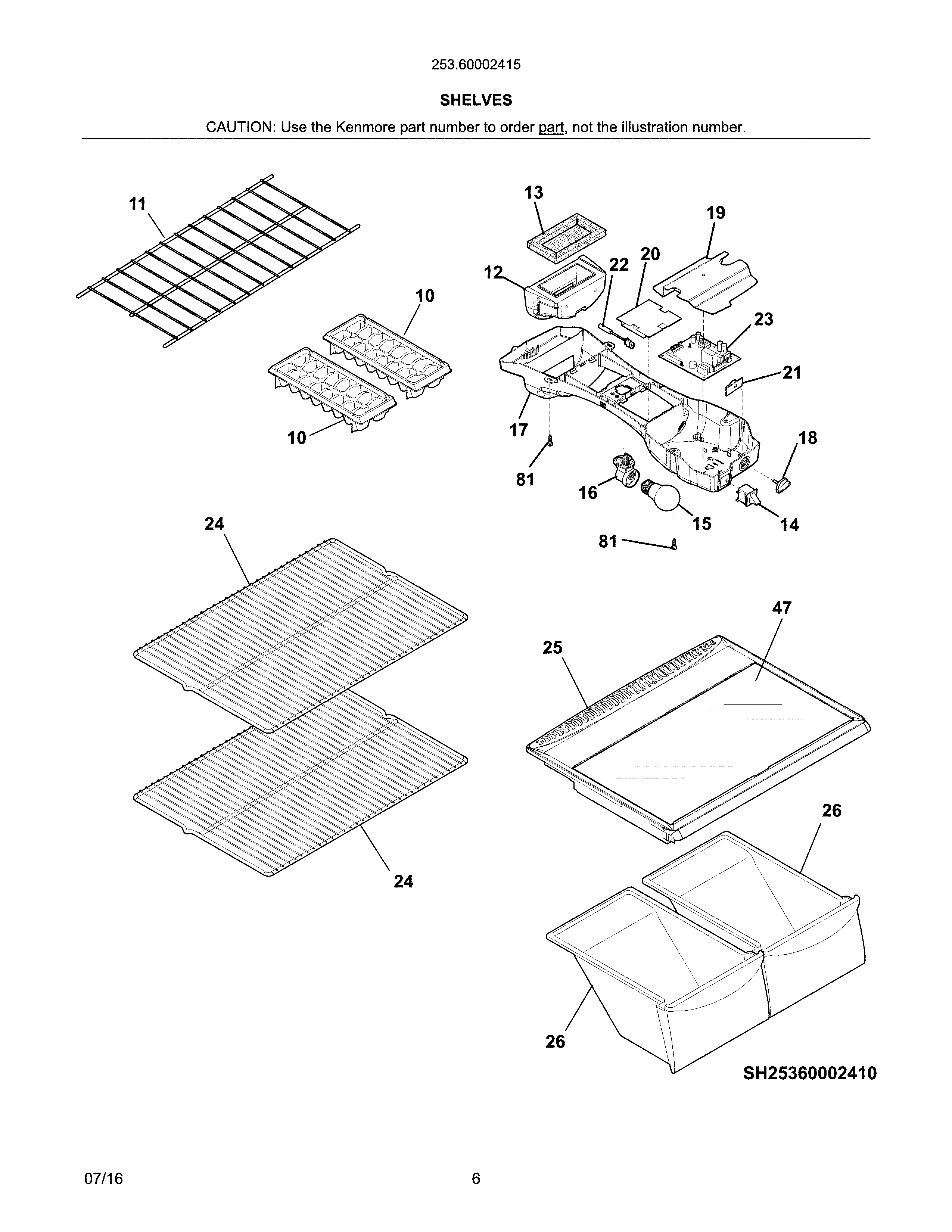 Shelves