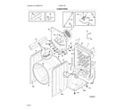 Frigidaire FFSG5115PW1 cabinet/drum diagram