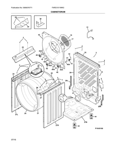 Cabinet/drum