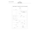 Frigidaire FFTR1514RB1 wiring schematic diagram