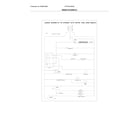 Frigidaire FFTR1614RW2 wiring schematic diagram