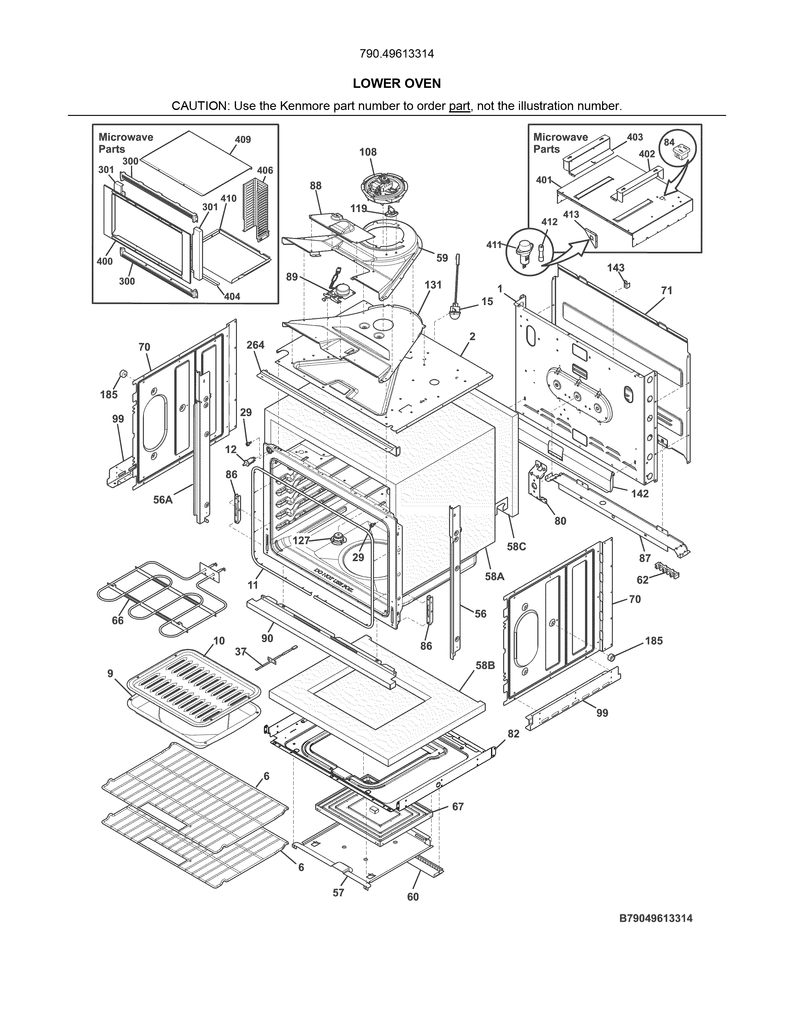 Lower oven