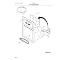 Frigidaire FFSC2323LPBA ice & water dispenser diagram