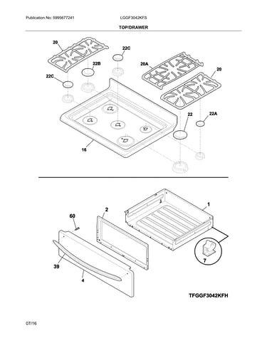 Top/drawer