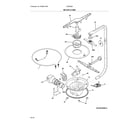 Crosley CDB350NW7B motor & pump diagram