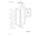 Frigidaire FFSS2614QP6A refrigerator door diagram