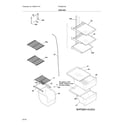 Frigidaire FFSS2614QS6A shelves diagram