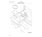 Frigidaire LFHB2741PFAA controls & ice dispenser diagram