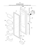 Refrigerator door