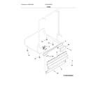 Frigidaire FFID2423RS4B frame diagram