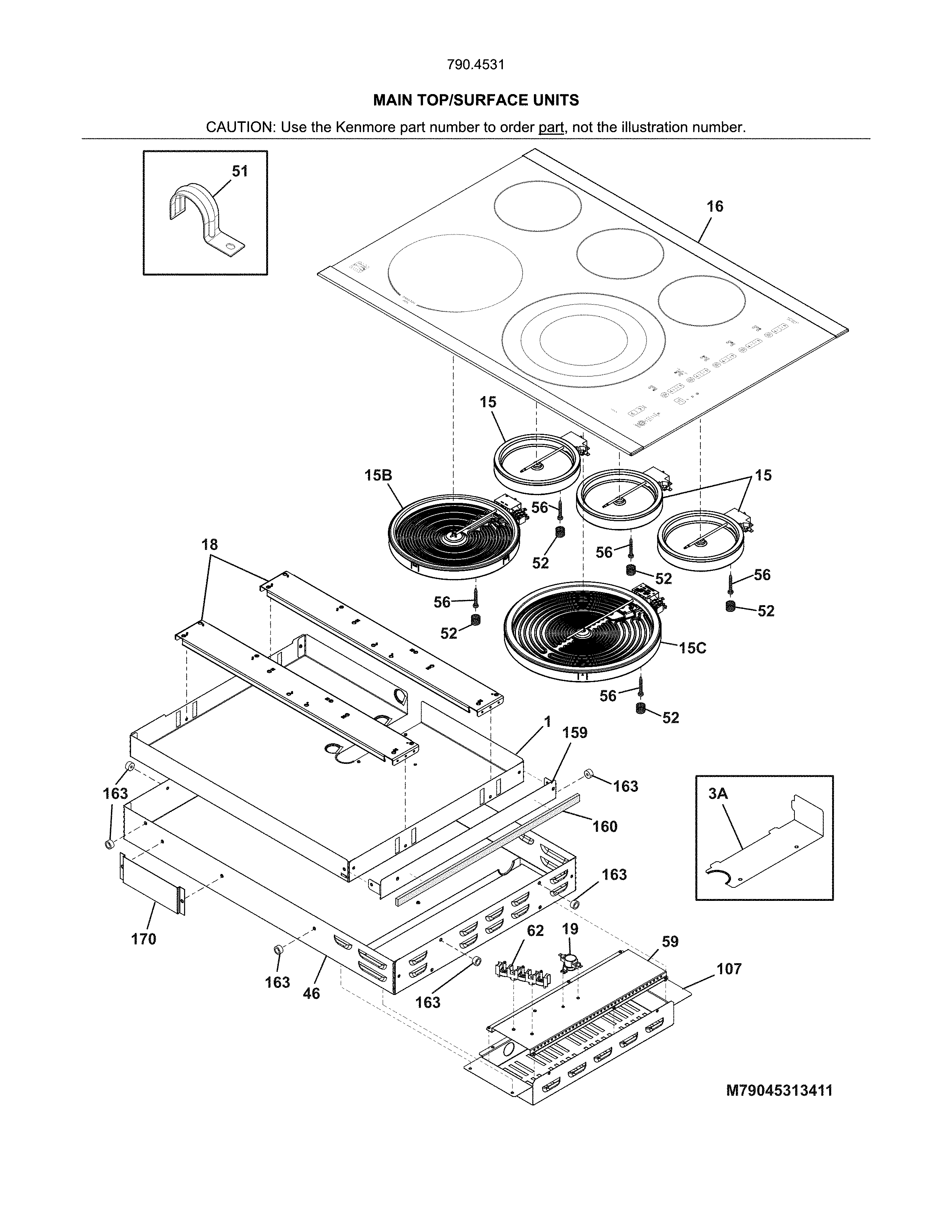 Maintop/surface units