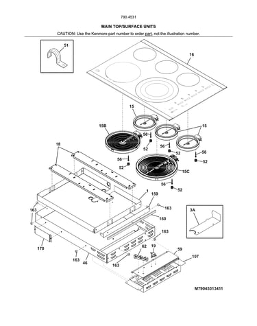 Maintop/surface units