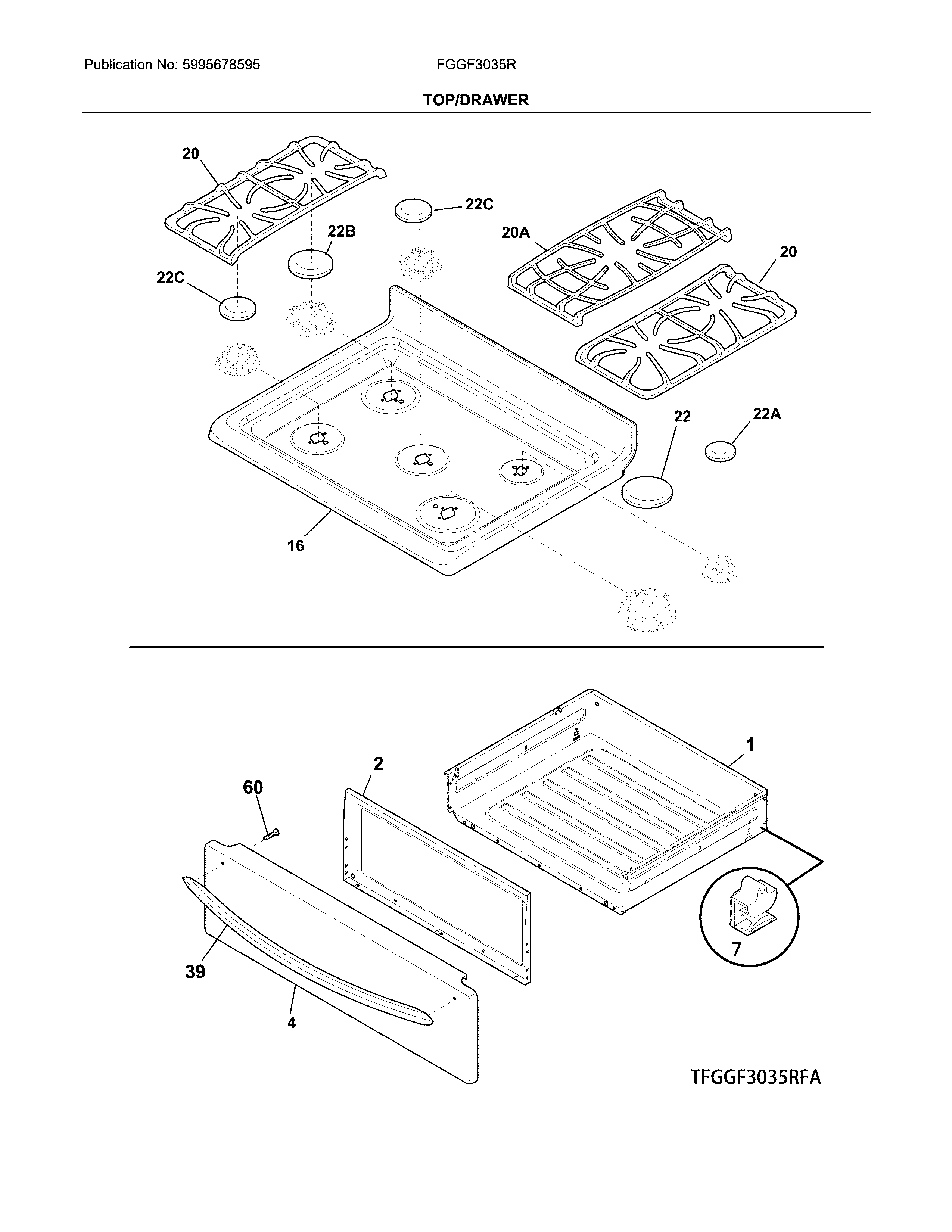 Top/drawer