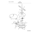 Frigidaire FBD2400KW10B motor & pump diagram