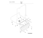 Frigidaire FBD2400KS8B frame diagram