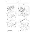 Crosley CRT182IQB2 shelves diagram