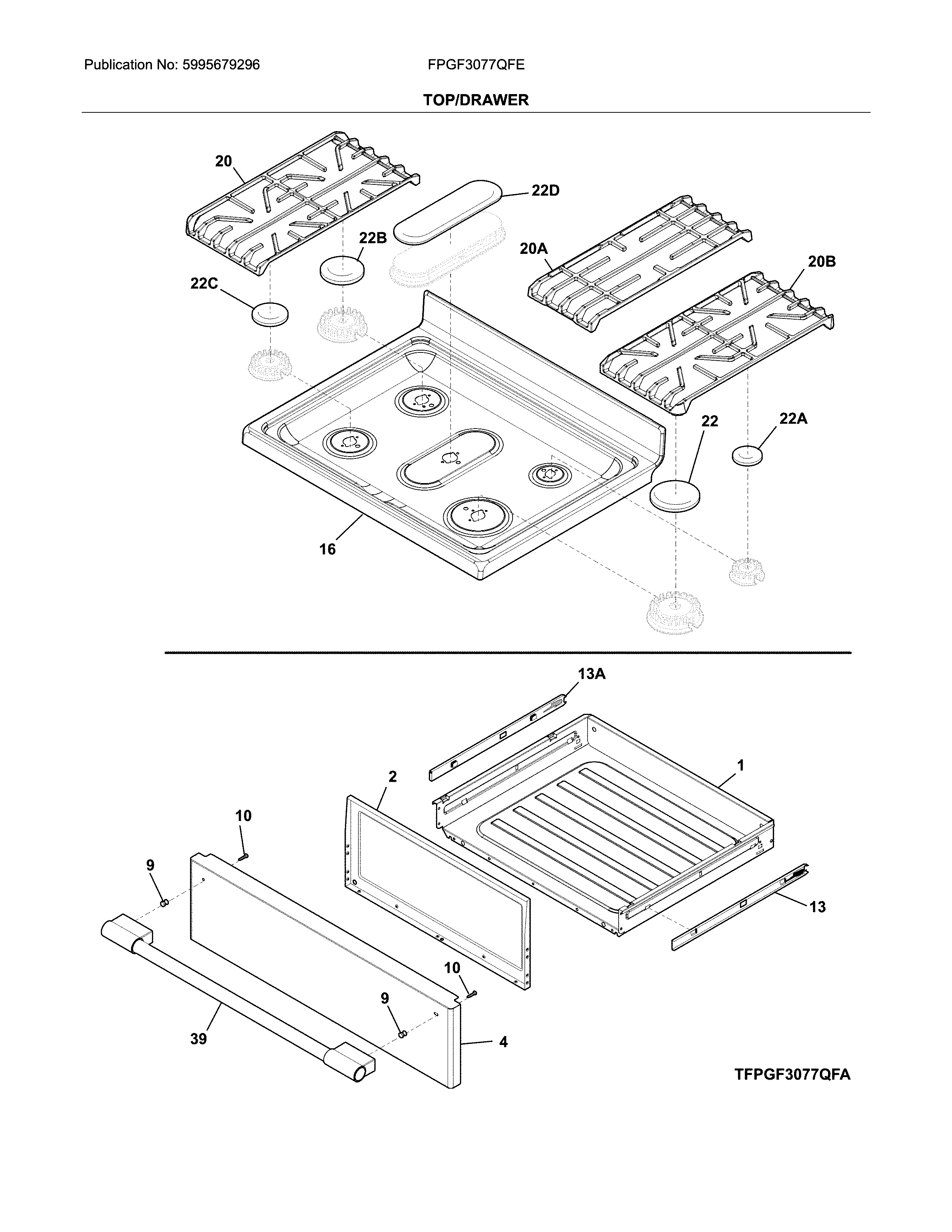 Top/drawer