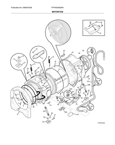 Motor/tub