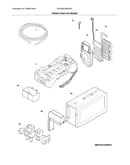 Fresh food ice maker