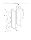 Refrigerator door