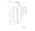 Frigidaire FFSS2314QE9A refrigerator door diagram