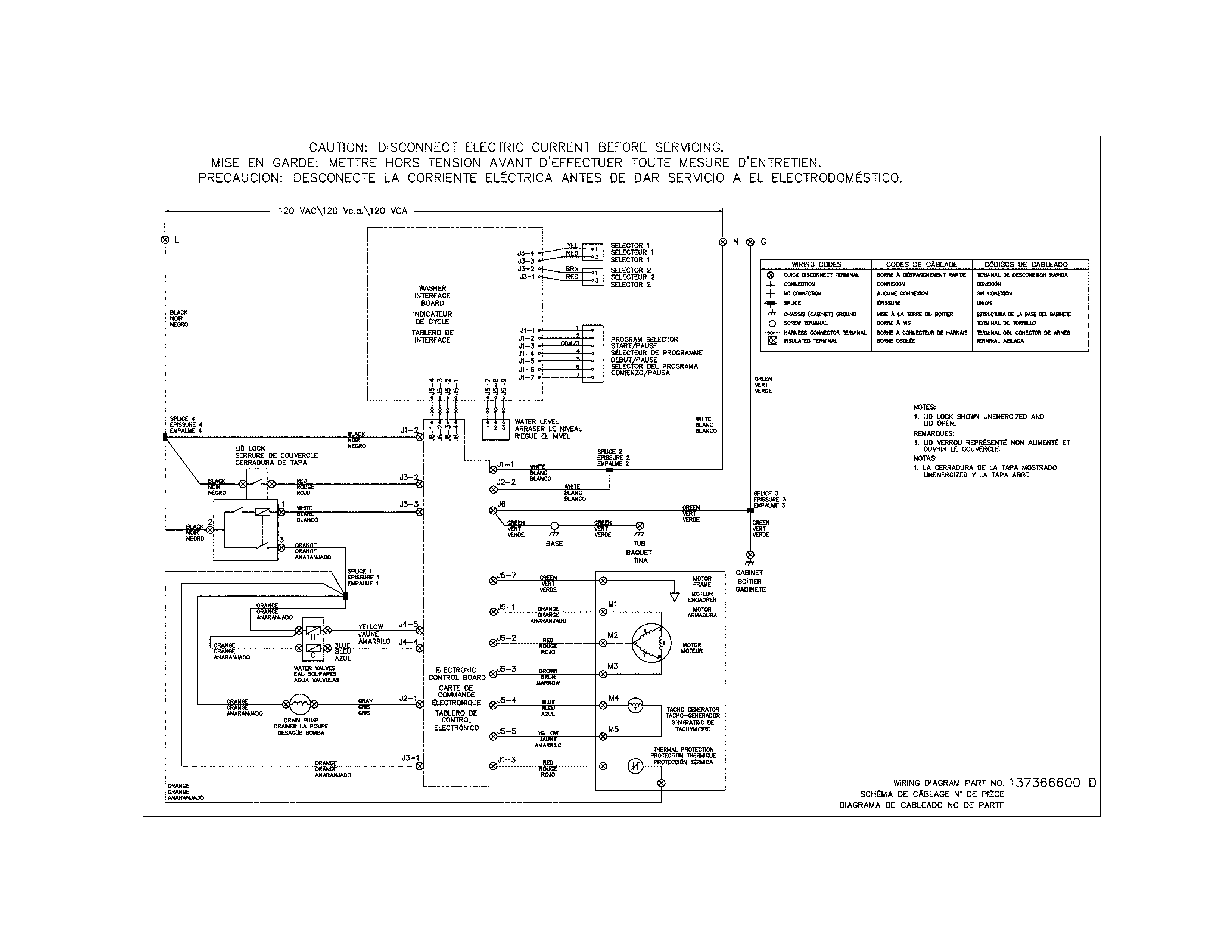 Wiring diagram washer
